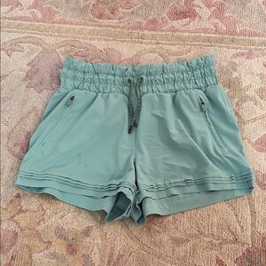 Athleta teal shorts